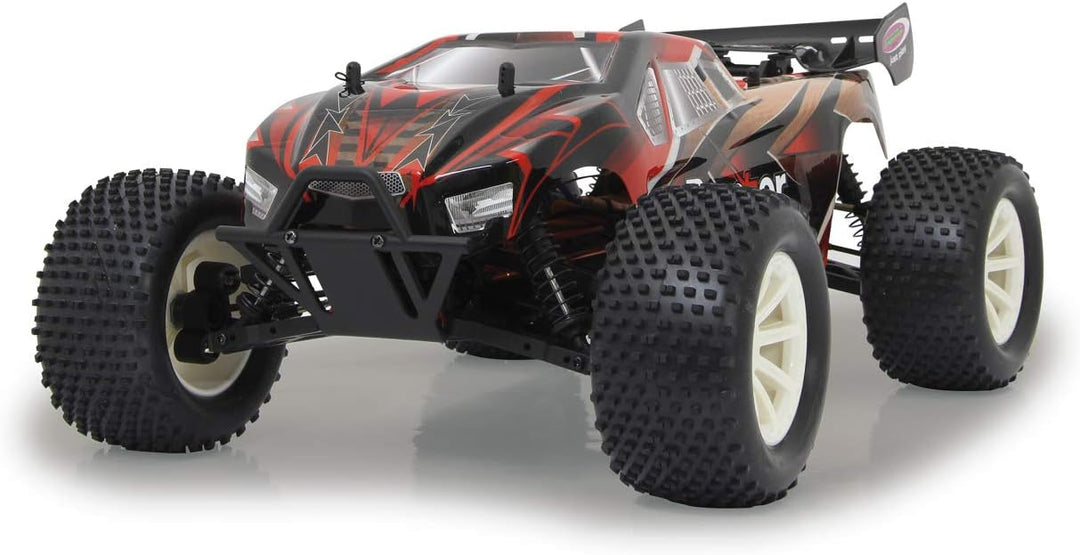 JAMARA 059739 Brecter Truggy 1:10 4WD Lipo 2,4GHz LED-spritzwassergeschützt, Differential/Welle/Achs