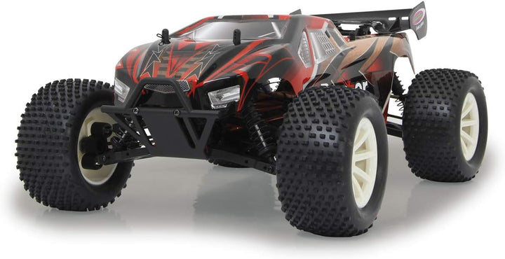 JAMARA 059739 Brecter Truggy 1:10 4WD Lipo 2,4GHz LED-spritzwassergeschützt, Differential/Welle/Achs