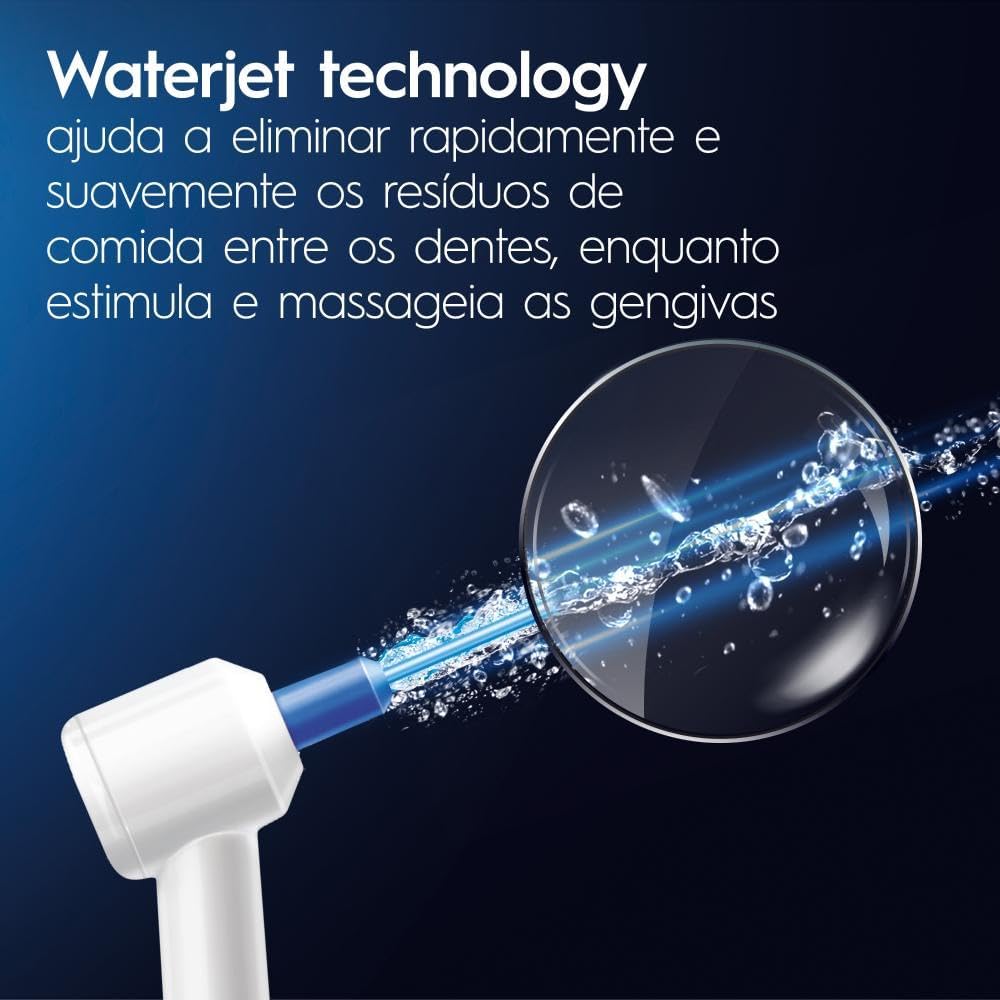 WaterFlosser Oral-B Wasserseide, entfernt bis zu 99,9% Plaque*, 5 Intensitätsstufen