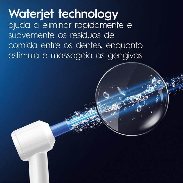 WaterFlosser Oral-B Wasserseide, entfernt bis zu 99,9% Plaque*, 5 Intensitätsstufen