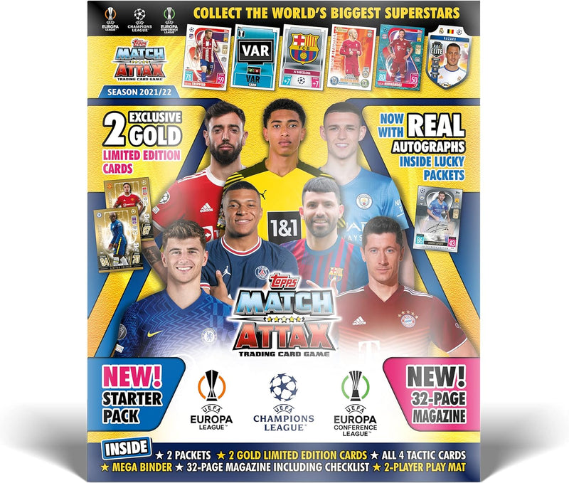 Topps Match Attax 21/22 - Packs Starter-Pack, Starter-Pack