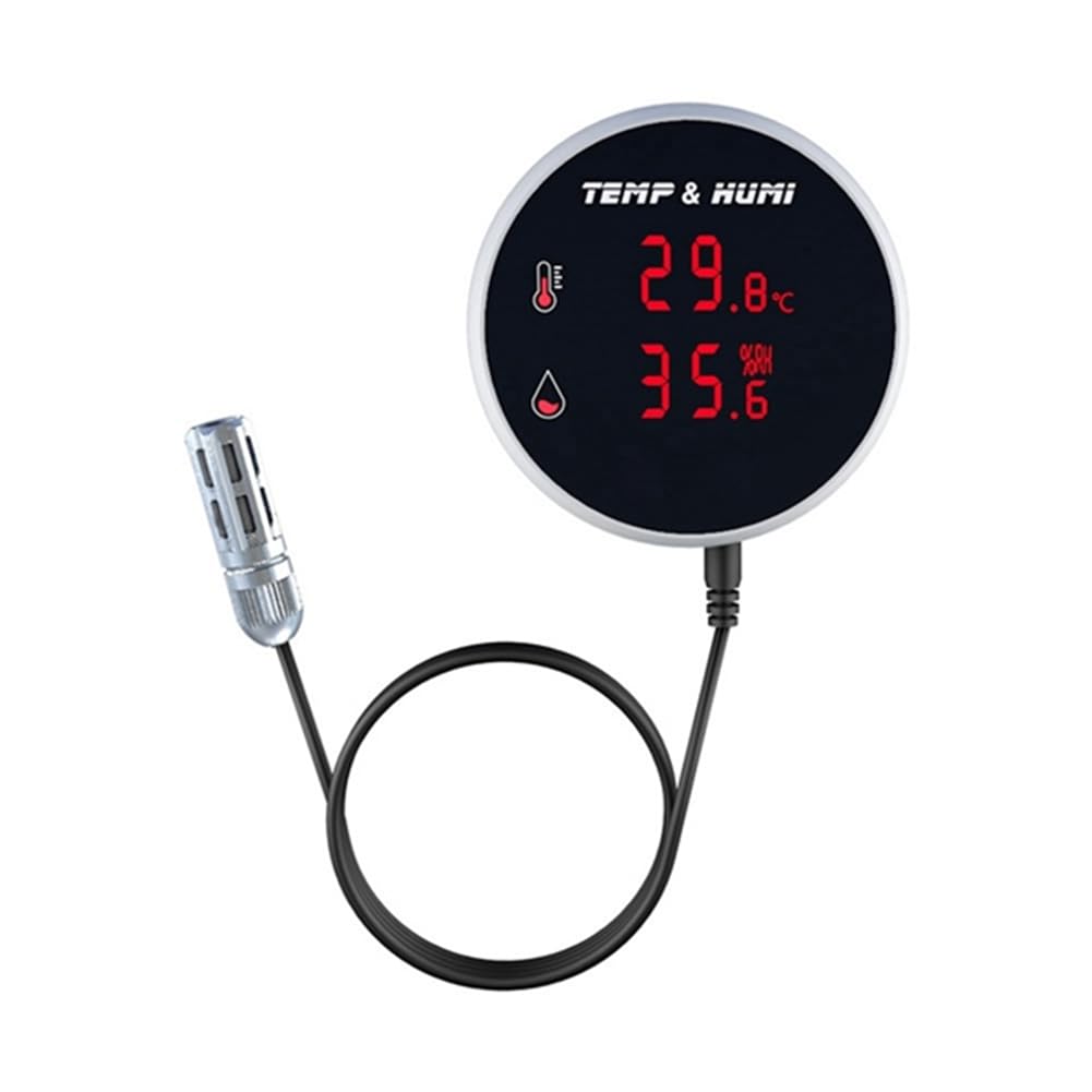Tuya Zigbee Temperatur- und Feuchtigkeitssensor-Alarm mit LED-Anzeige für die Fermentation Von Sämli