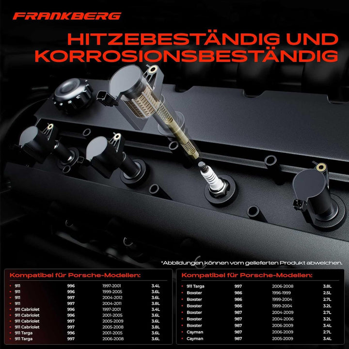 6x Zündspule für 911/911 Cabriolet/911 Targa 996 997 B-o-x-s-t-e-r 986 987 C-a-y-m-a-n 987 1996-2012