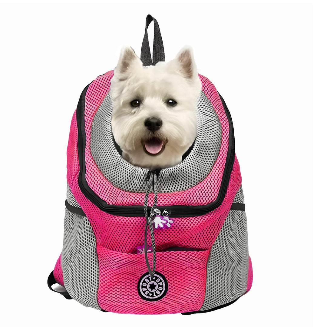 Hunderucksack Hunde Transportbox Tragetasche Verstellbarer Haustier Rucksack Welpentasche Atmungsakt