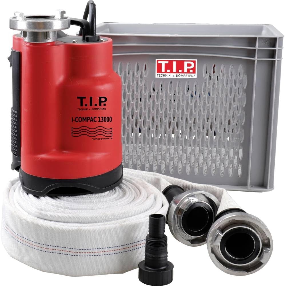 T.I.P. Anti Flut Kit (13.000 l/h Fördermenge, vertikaler Pumpenausgang, Schutz vor Überschwemmung mi