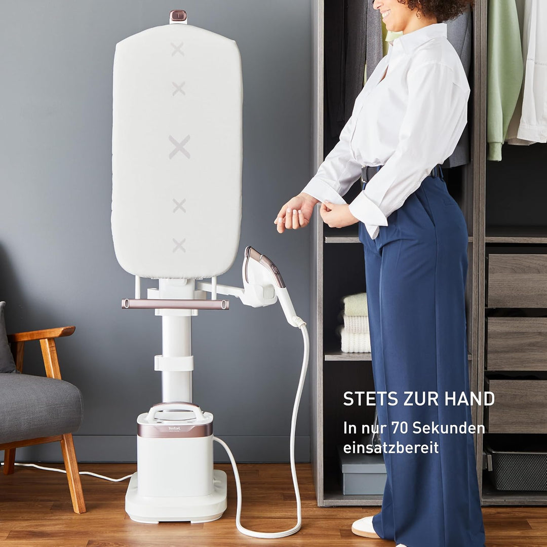 Tefal IXEO Vision All-in-One Dampfglätter, mit Multipositionsbrett, Dampfabgabe von bis zu 80 g/min,