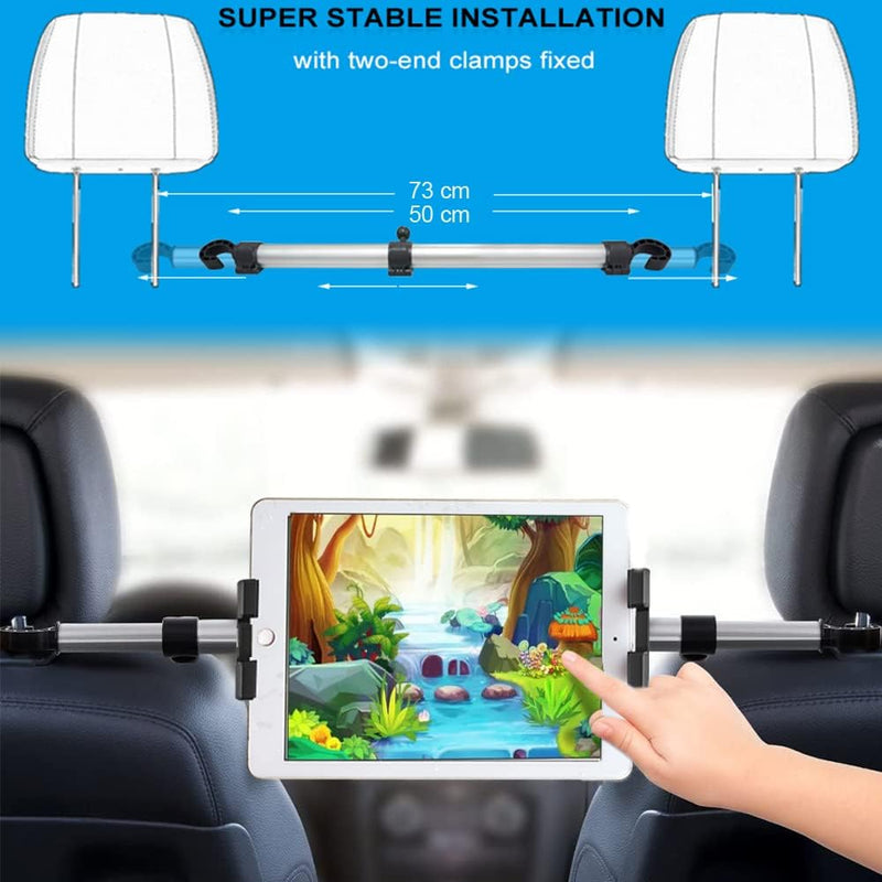 Oilcan KFZ Kopfstütze Tablet Halterung, Universelle Dehnbare Tablet Kopfstützenhalterung, Kinder Aut