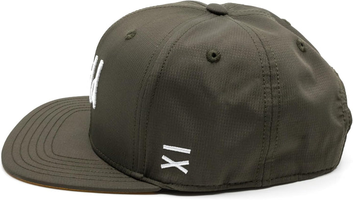 Hand und Feuer Snapback Cap Wild Dunkelgrün Ripstop One Size