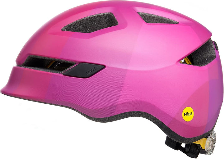 KED Pop MIPS Kinder Fahrrad Helm schwarz/weiss 2023 Pink M (52-56cm), Pink M (52-56cm)