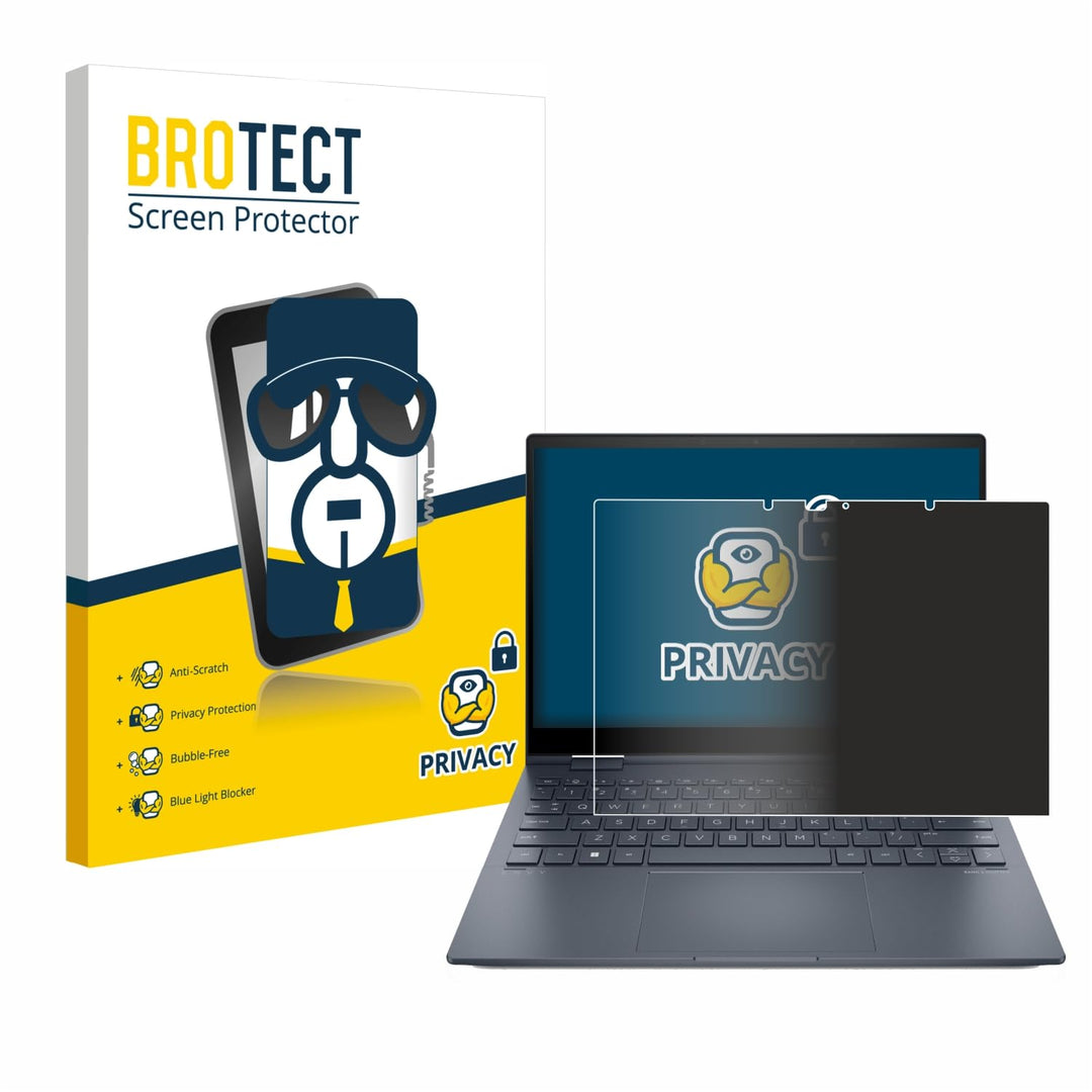 BROTECT Anti-Spy Blickschutzfolie für HP Envy x360 13-bfxxx Privacy Screen Protector [Displayschutz-