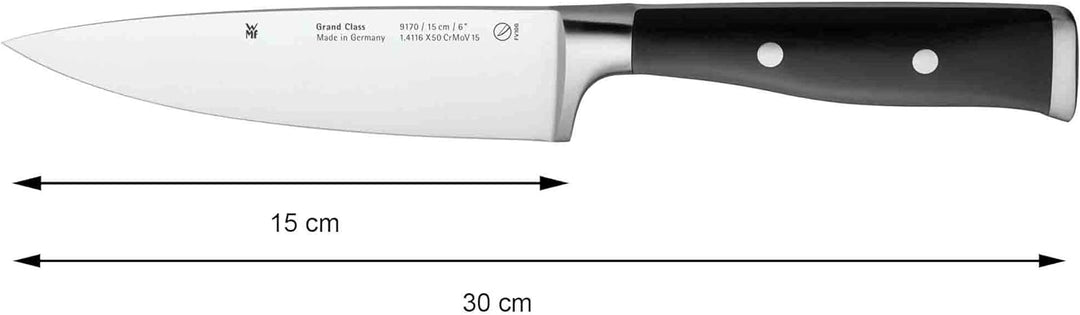 WMF Grand Class Kochmesser 30 cm, Made in Germany, Messer geschmiedet, Performance Cut, Spezialkling