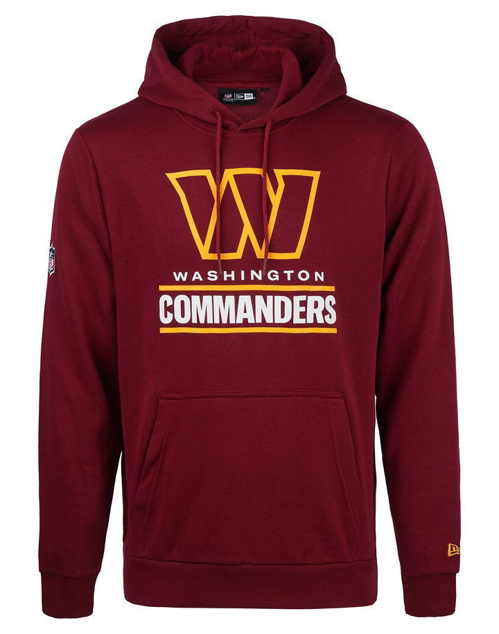 New Era - NFL Washington Commanders Team Logo and Name Hoodie Farbe Weinrot XS Weinrot, XS Weinrot