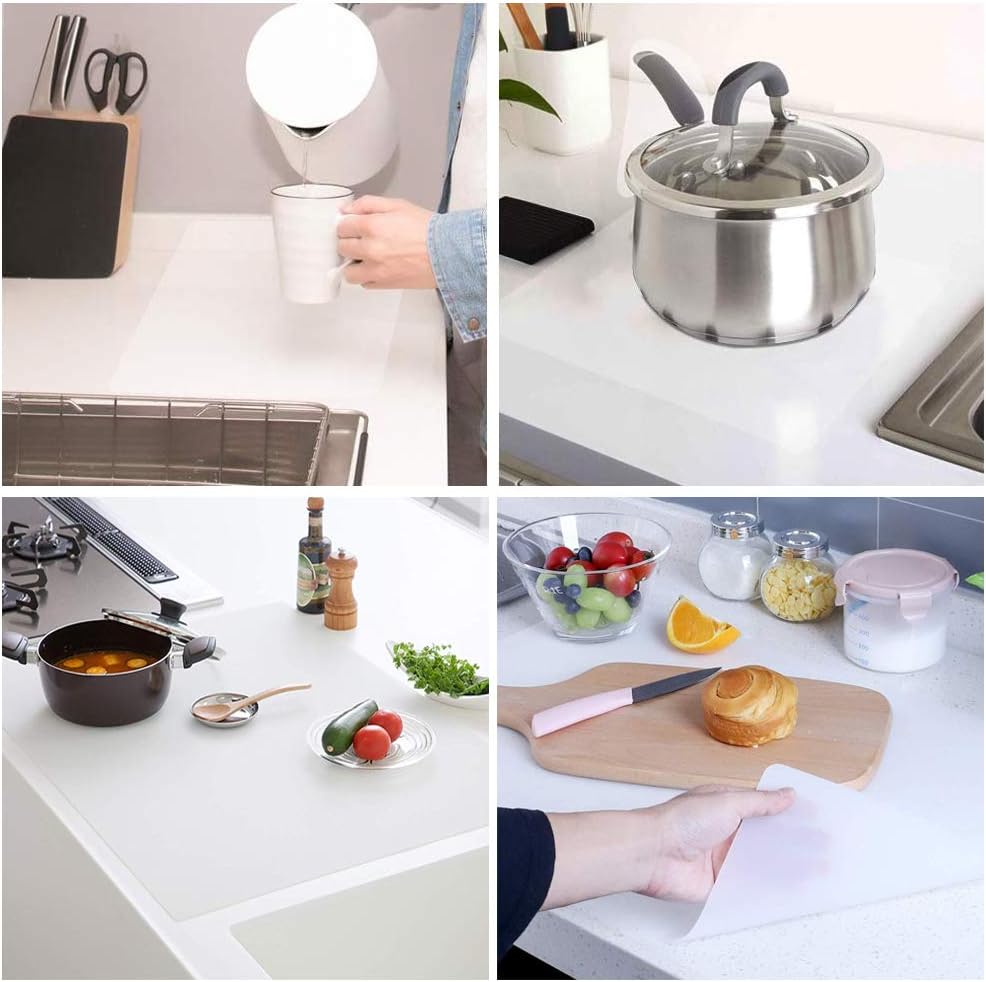 HomeDo Extra grosse wasserdichte Silikon-Antihaft-Backmatte, rutschfeste Esstischmatte, Küchenmatte,