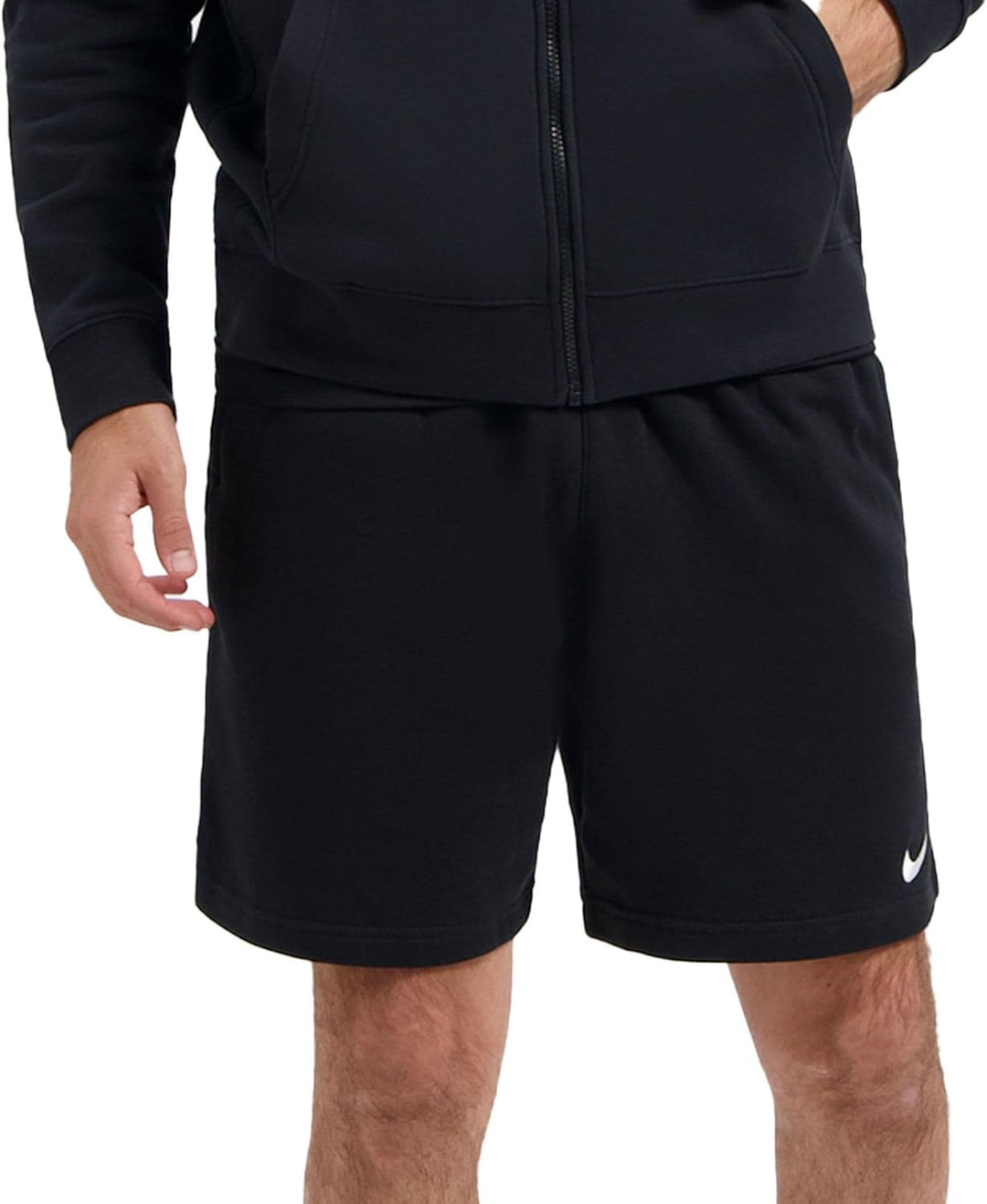 Nike Park 20 Fleece-Fussball-Shorts für Herren, CW6910 Black/White/White S, Black/White/White S