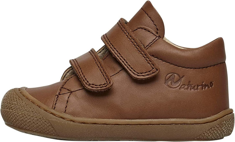 Naturino Cocoon VL-Lauflernschuhe aus Nappaleder, Cognac 19