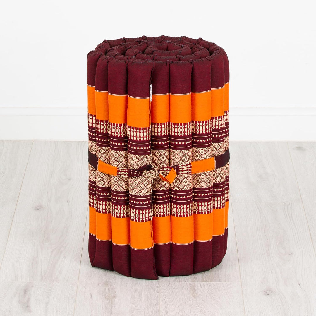 livasia Rollmatte Rollmatratze S schmal - 200x50x4,5cm - Gästebett Gästematratze 1 Person mit Muster