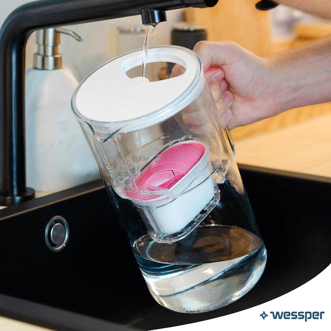 Wessper Magnesium filter, Zusätzlichen PIN für Brita Kanne - 6 Stück | Magnesium Wasserfilter kartus