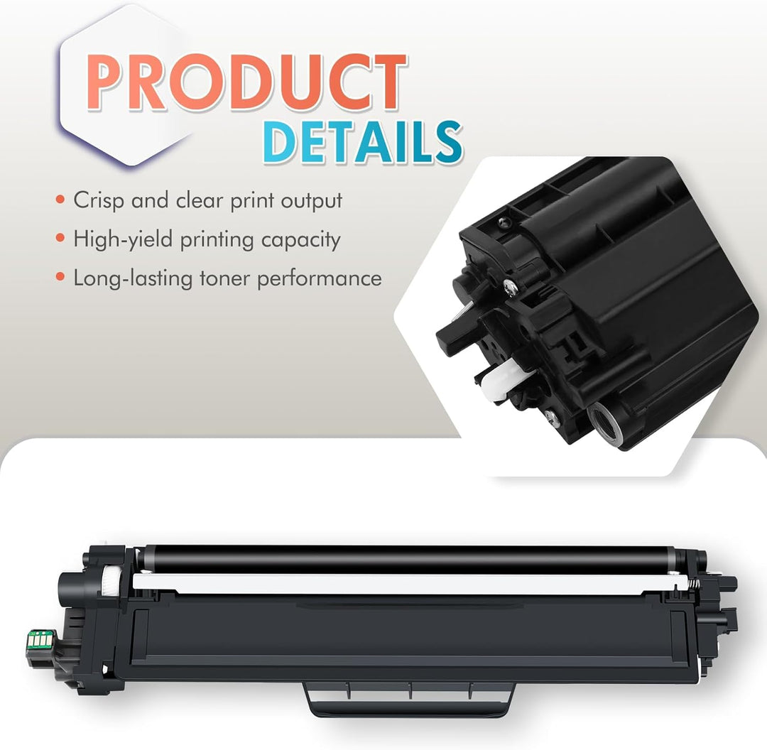 5er-Pack TN-243CMYK TN247 Kompatibel Toner für Brother MFC L3750CDW TN243CMYK MFC-L3750CDW DCP-L3550