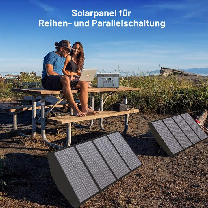 ALLPOWERS Faltbares Solarpanel 140W SP029, Tragbares Solarmodul, Solar Panel, IP67 Wasserdichtes & L