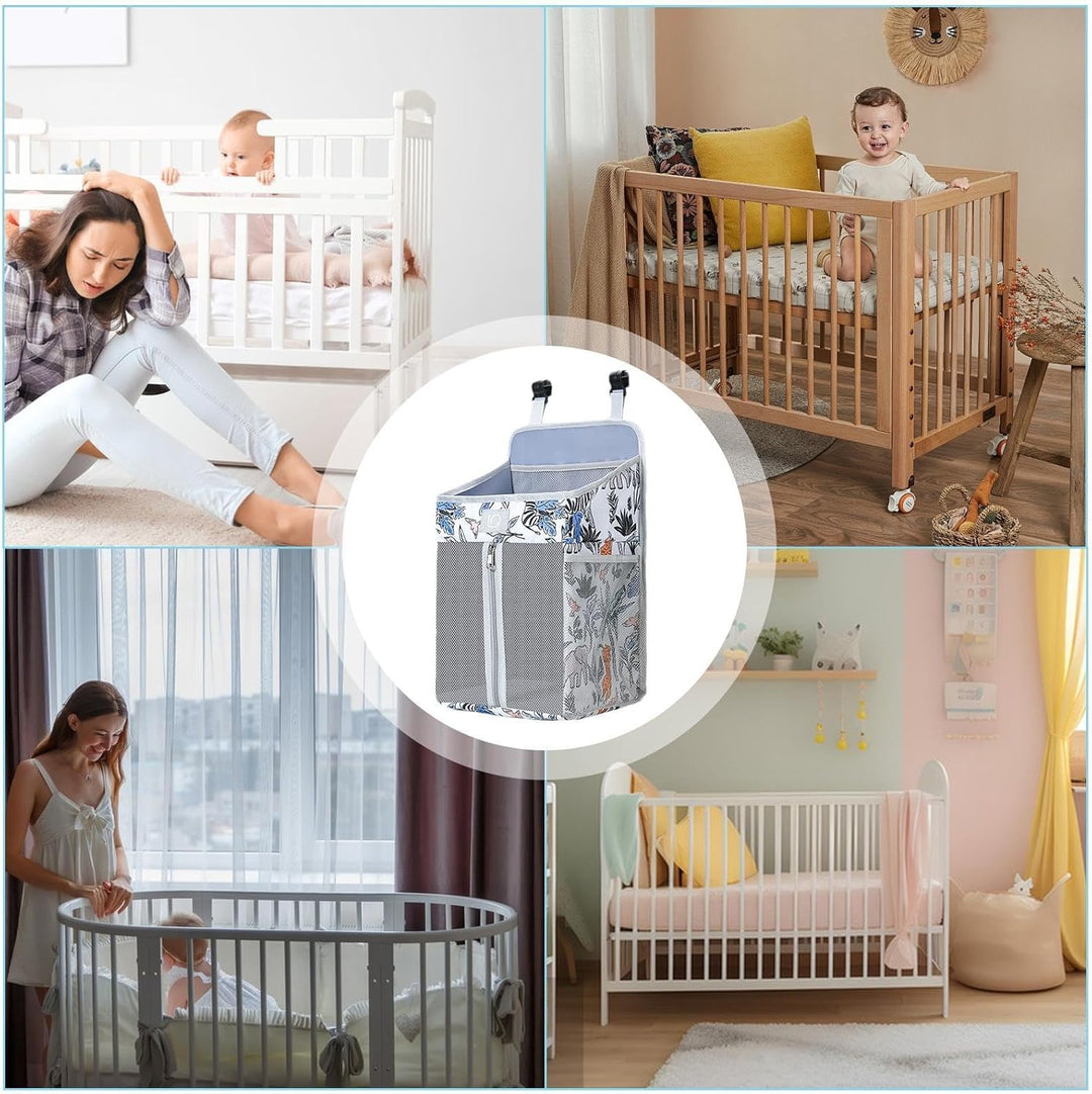 Wickeltisch-Windel-Organizer – Krippen-Windel-Organizer für Babysachen | Kinderzimmer-Organizer für