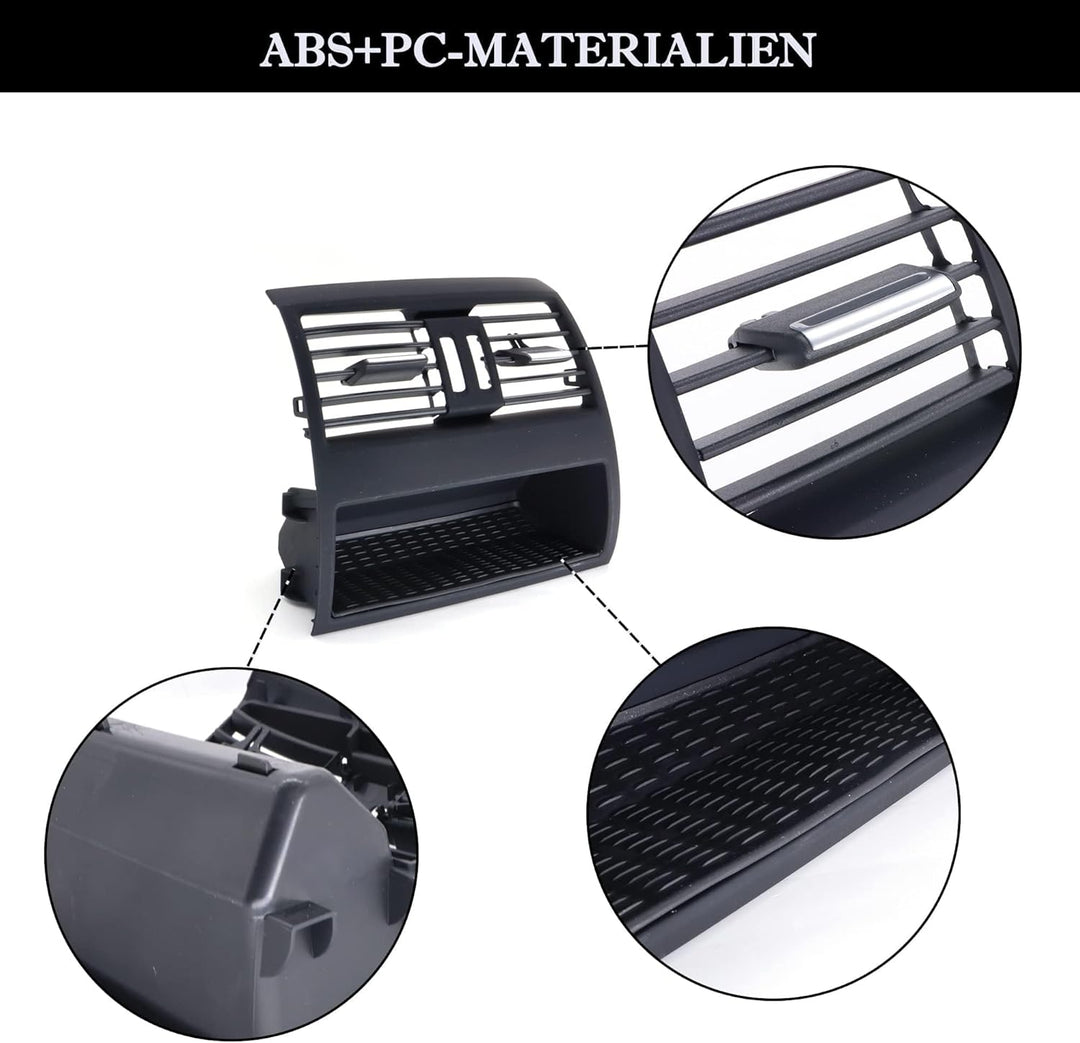 HISports Lüftungsgitter Hinten Lüftungsgitter AC Vent Ersatzlüfter Konsole Lüftungsgitter Accessorie