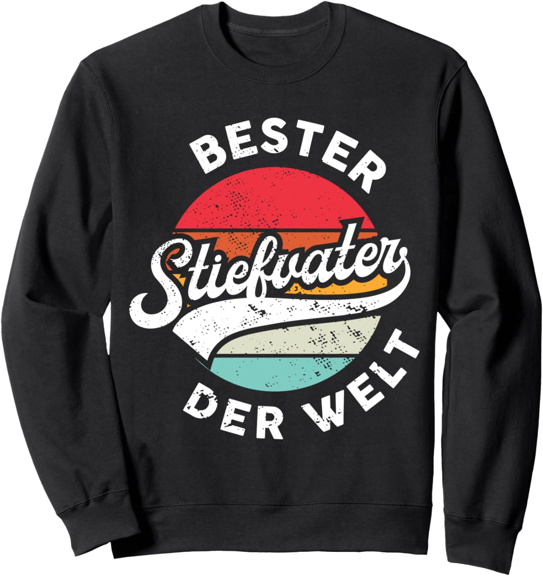 Bester Stiefvater der Welt Vintage Stiefpapa Vatertag Sweatshirt