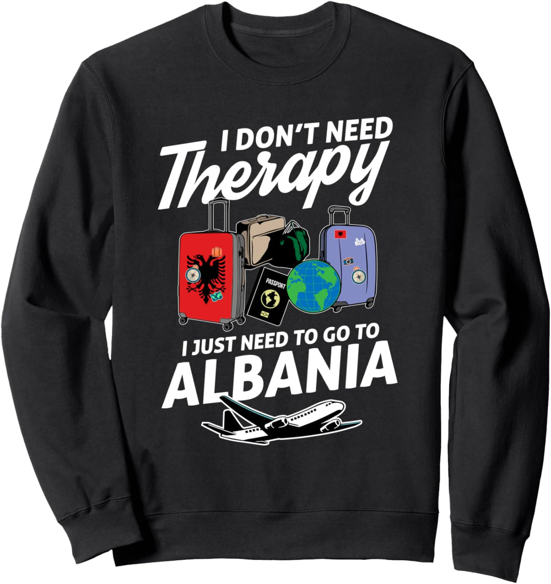 Albanische Flagge I Albanien Flagge I Urlaub Albanien Sweatshirt