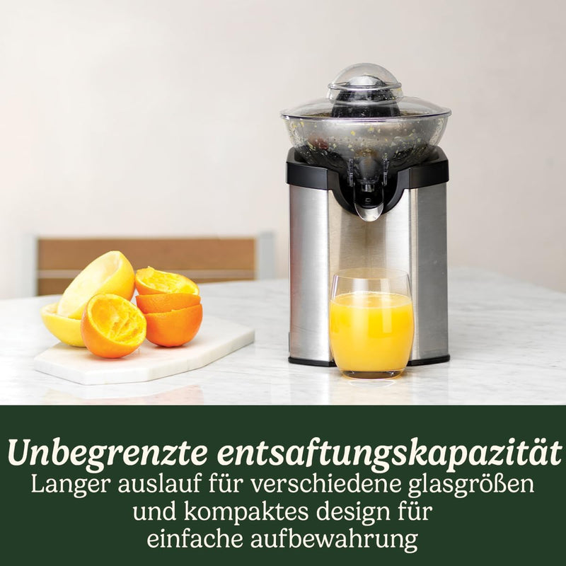 Cuisinart Saftpresse, Zitruspresse zum automatischen Entsaften von Zitrusfrüchten, mit BPA-freiem Ku