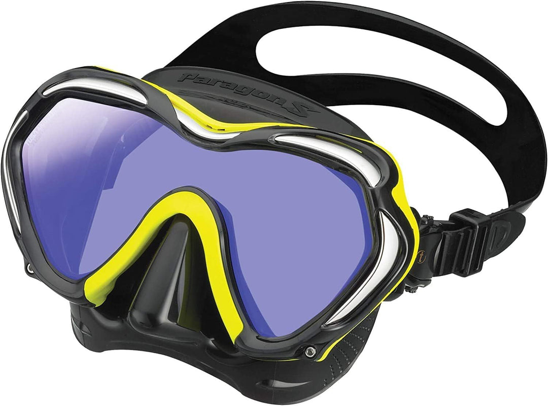 TUSA Paragon M2001SQB - Profi Tauchermaske Schwarz, Schwarz