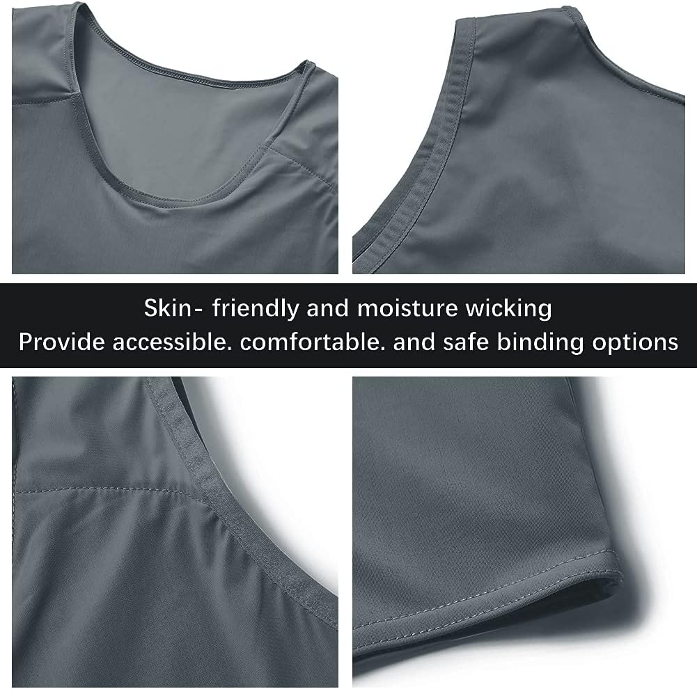 Idtswch Chest Binder for Transgender FTM Binder Compression Tomboy Trans Bandage Bra Cosplay Underwe