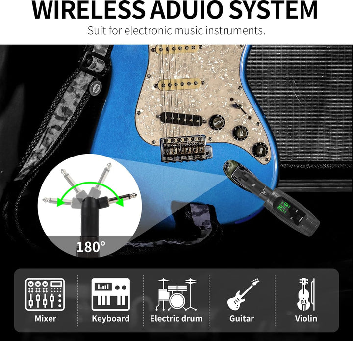 XTUGA U-95 UHF Wireless XLR Sender und Empfänger, wiederaufladbarer Mikrofonadapter für dynamisches