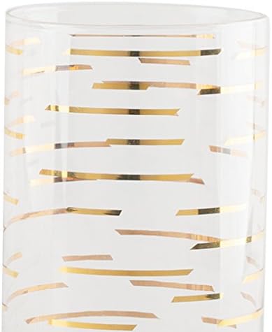 MIKASA Cheers Martinigläser, 290 ml, 4 Stück Highball, Cocktail-Gläser gold, Highball-Cocktailgl