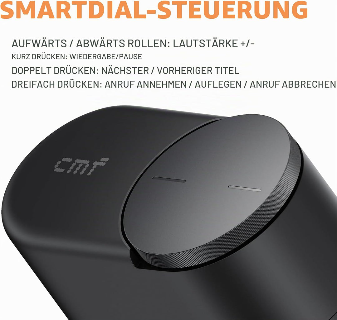 CMF Clip Pro Open-Ear Kopfhörer, Kabellose Clip-On Earbuds, Ultra-Leicht Hellgrau, Hellgrau