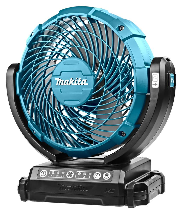 Makita DCF102Z Akku Lüfter 18 V (ohne Akku, ohne Ladegerät), Blau, 101 101 Blau, 101 Blau