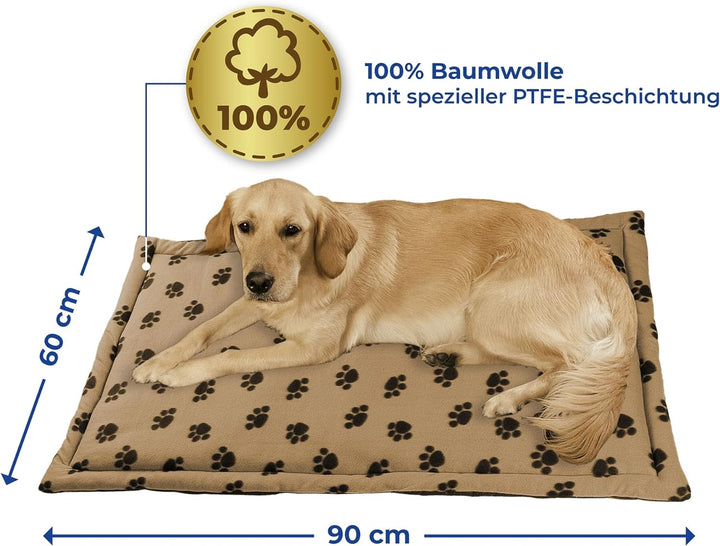 Maximex Multi Tierdecke 60x1,5x90cm, gepolsterte Hundematte mit Antihaft-Effekt, reinigt Sich von se