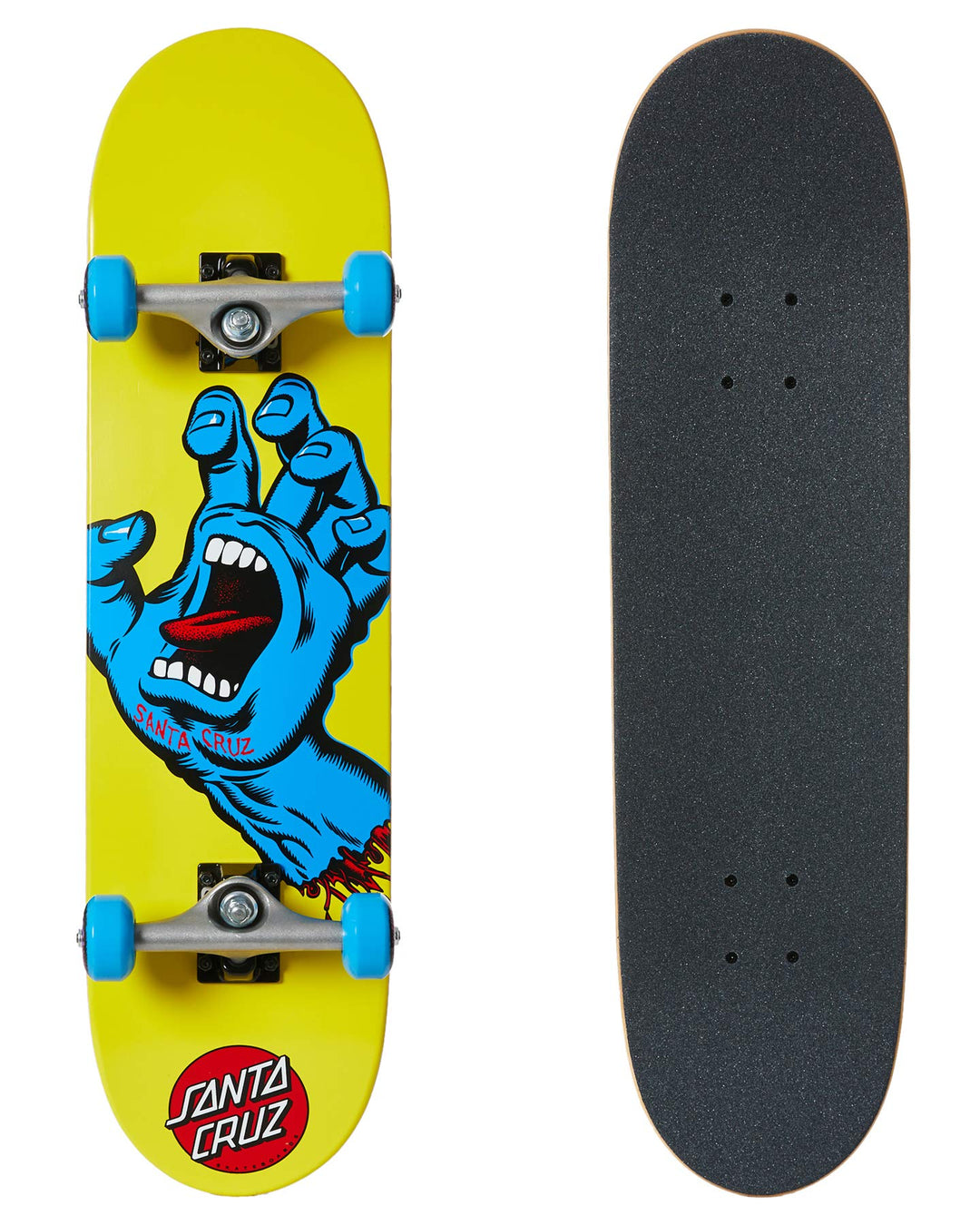 SANTA CRUZ 20 x 79 cm Skatebord Complete – Screaming Hand Mid gelb 7.75in x 30.00", gelb 7.75in x 30