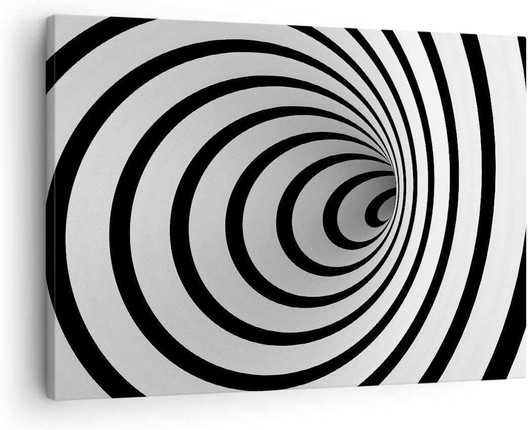 Bilder auf Leinwand Spirale abstrakt komposition Leinwandbild 70x50cm Wandbilder Dekoration Wohnzimm