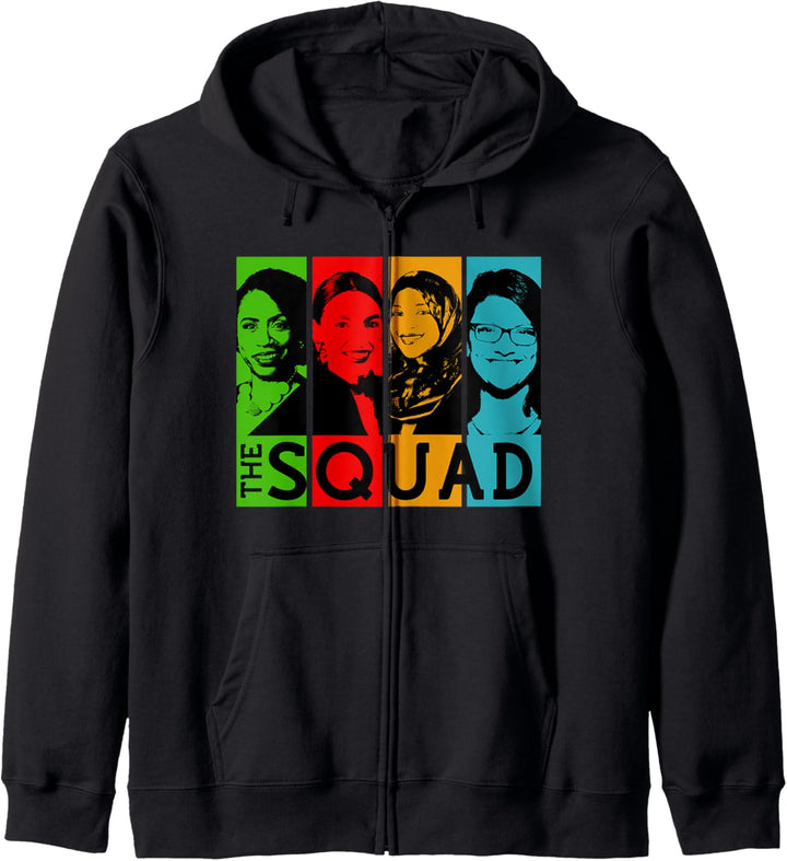 The Squad Amerikanische Politik Feministin AOC Tlaib Kapuzenjacke