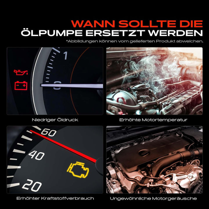 Frankberg Ölpumpe Kompatibel mit A2 8Z0 2000-2005 Ibiza III 6L1 2002-2009 Ibiza IV 6J5 6P1 2008-2010