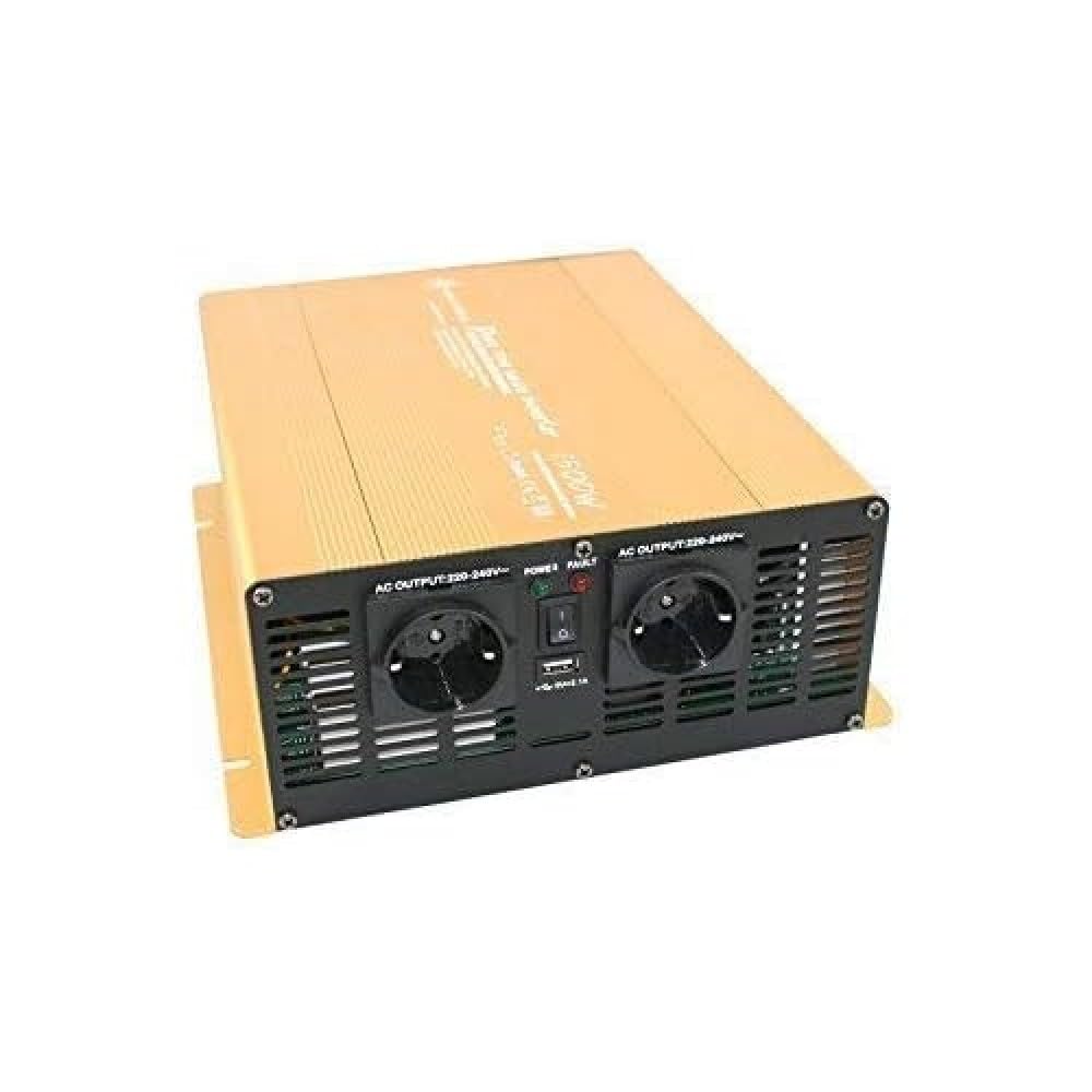 Spannungswandler 12V 300 bis 3000 Watt reiner SINUS mit echtem Power USB 2.1A Gold Edition (1500-300