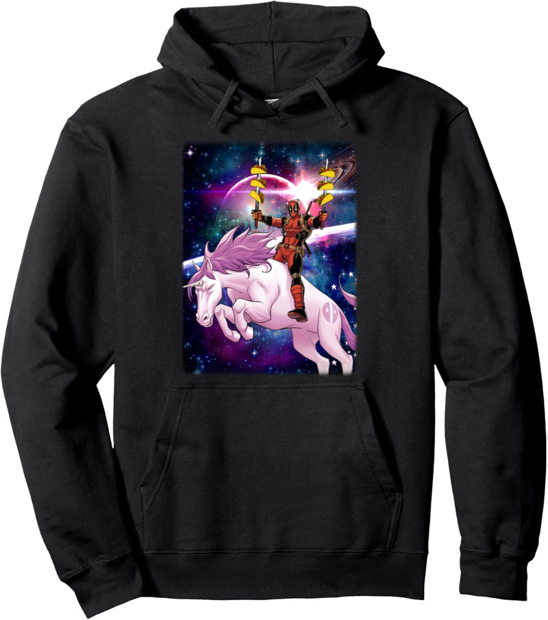 Marvel Deadpool Space Unicorn Tacos Pullover Hoodie