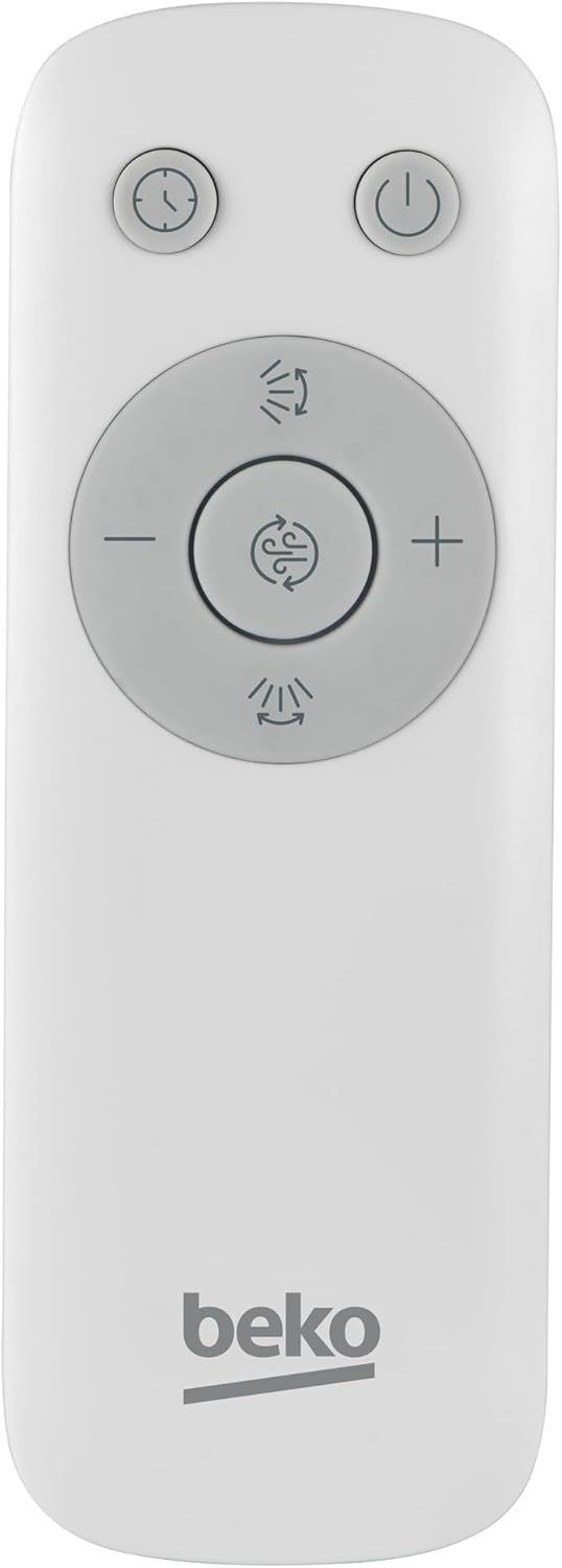Beko - EFS7000CW - 2-in-1 Stand- und Tischventilator, 30 W, 4 Geschwindigkeitsstufen, Höhe und Neigu