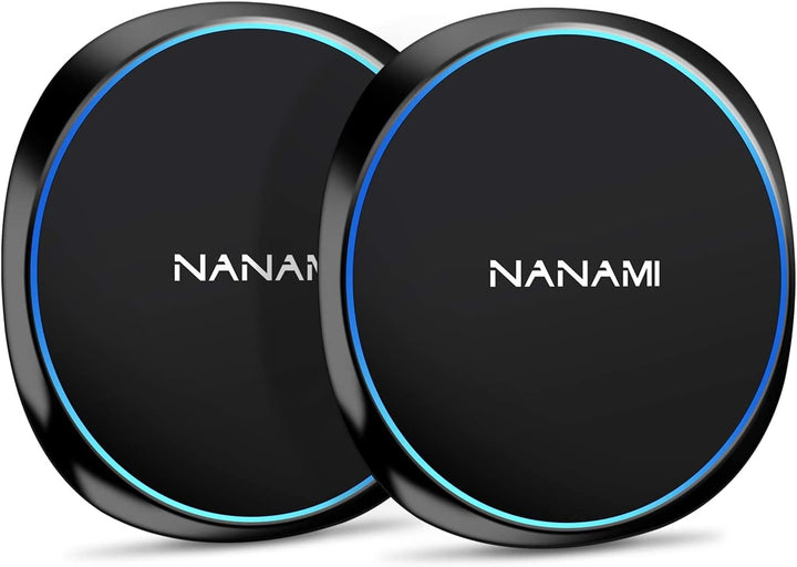 Fast Wireless Charger Ladepad, 2 Pack NANAMI 10W Schnelles Qi Induktive Ladestation für Samsung Gala