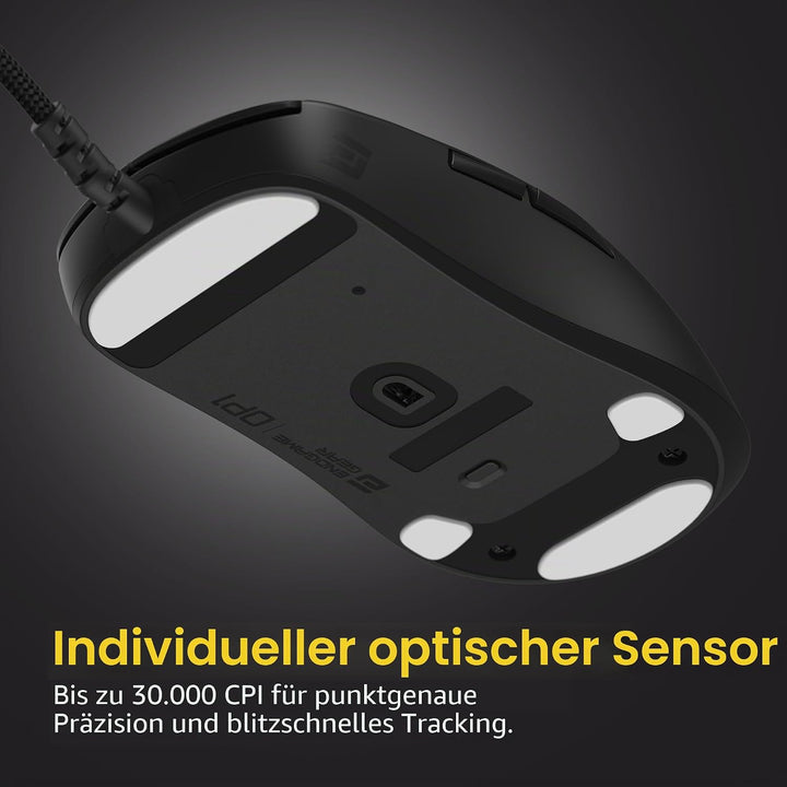 ENDGAME GEAR OP1 8k v2 Schwarz – Esports Gaming Maus mit Kabel, 30K DPI optischem Sensor, 8000Hz Pol