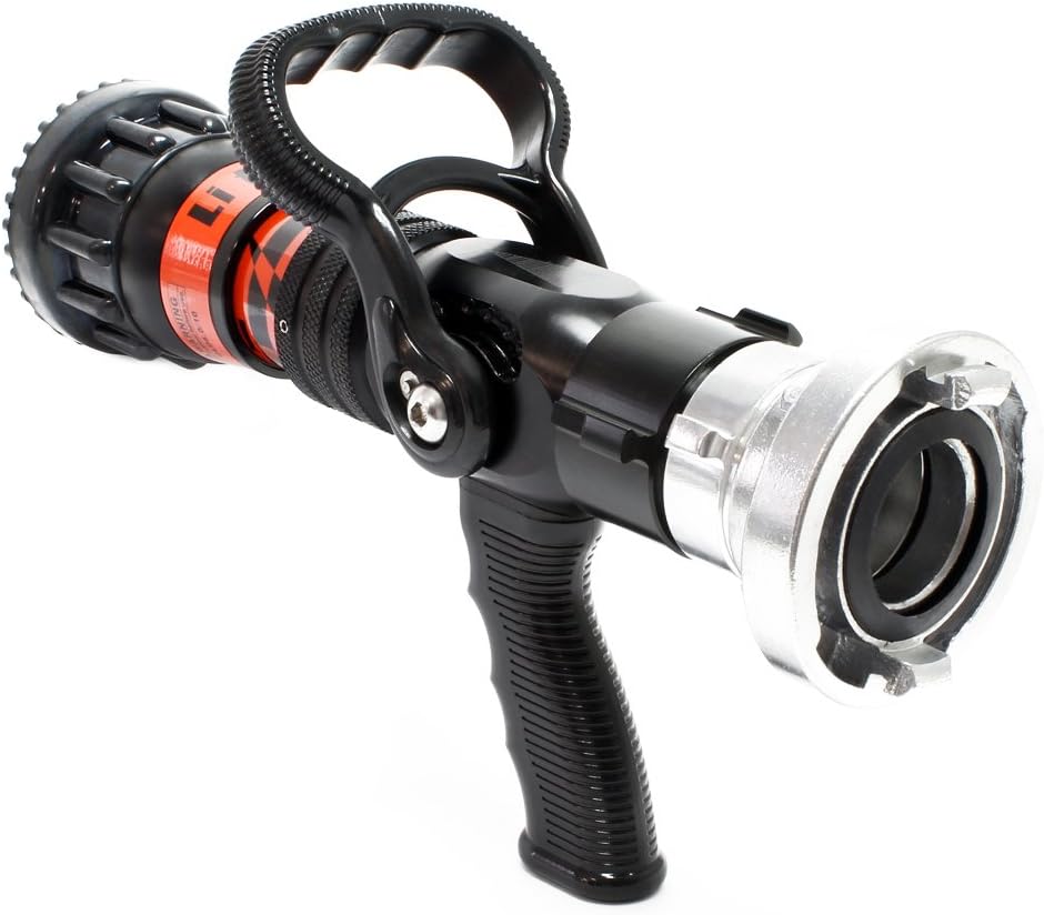 Wiltec Hohlstrahlrohr mit 150/180/300/450/660 l/min, C Storzkupplung und stufenloser Sprühstrahlvers