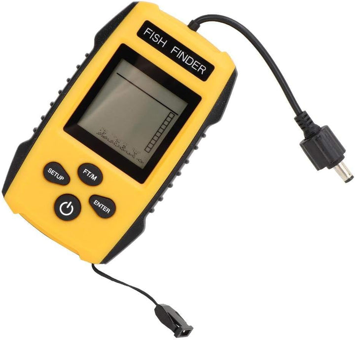 Oumefar Handheld Fish Finder LCD Tragbarer Fischfinder Angeln zubehör Angelkajak Fishfinder Contour
