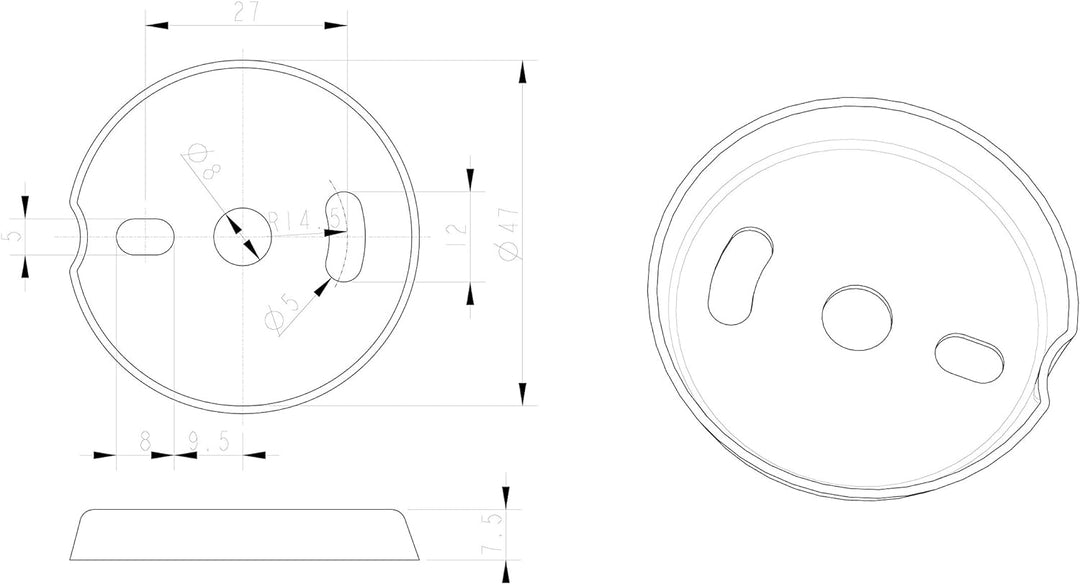 Ambrosya - Handtuchhalter zum Bohren - Badetuchhalter Handtuchstange Handtuch Haken Halter Wand Bad
