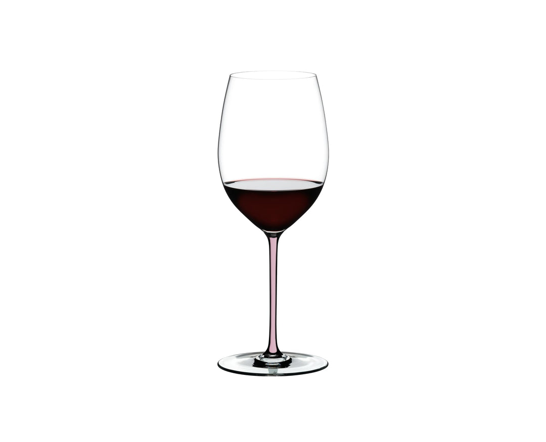 Riedel Fatto A Mano Cabernet Weinglas, einzelner Stiel, rosa, Cabernet