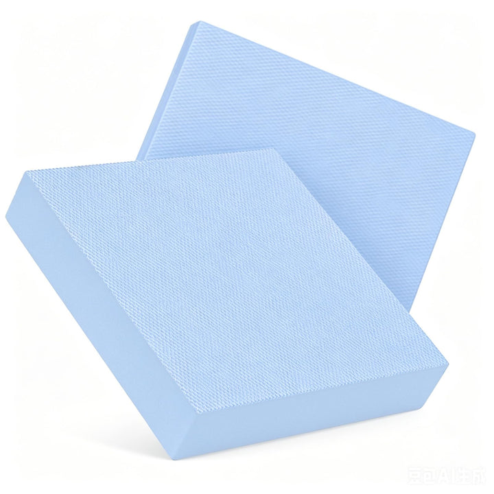 2er-Sets Balance Pad 5cm Dickes Gleichgewichtskissen 40x33cm | Rutschfest Balance-Kissen Weichschaum