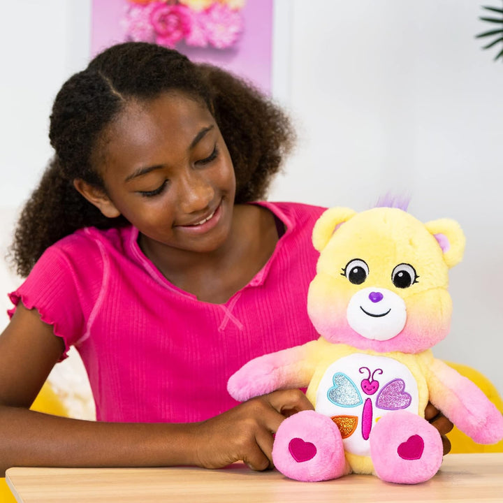 Care Bears | Beruhigender Herzbär (parfümiert) 35 cm mittelgrosser Plüsch | niedliches Spielzeug zum